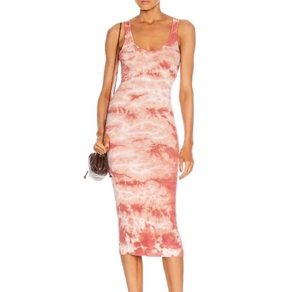 Enza Costa Silk Rib Tank Midi Dress in Adobe lonic
Beach | S - Picture 2 of 7